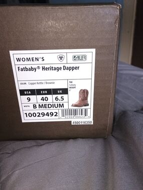 Ariat Fatbaby Heritage Dapper Boots - Copper Kettle / Brownie